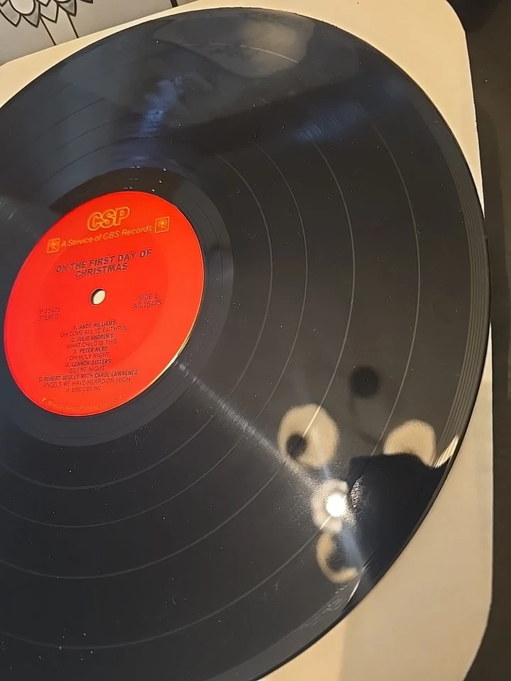 On The First Day Of Christmas Vinyl LP 1980 CBS P-15425 VG+ ULTRASONIC CLEAN - Image 4 of 4