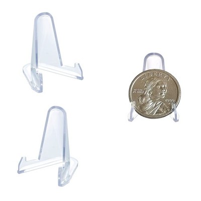 Acrylic Easel Stands Display Stands Plate Stands Coin Display 25 Pcs