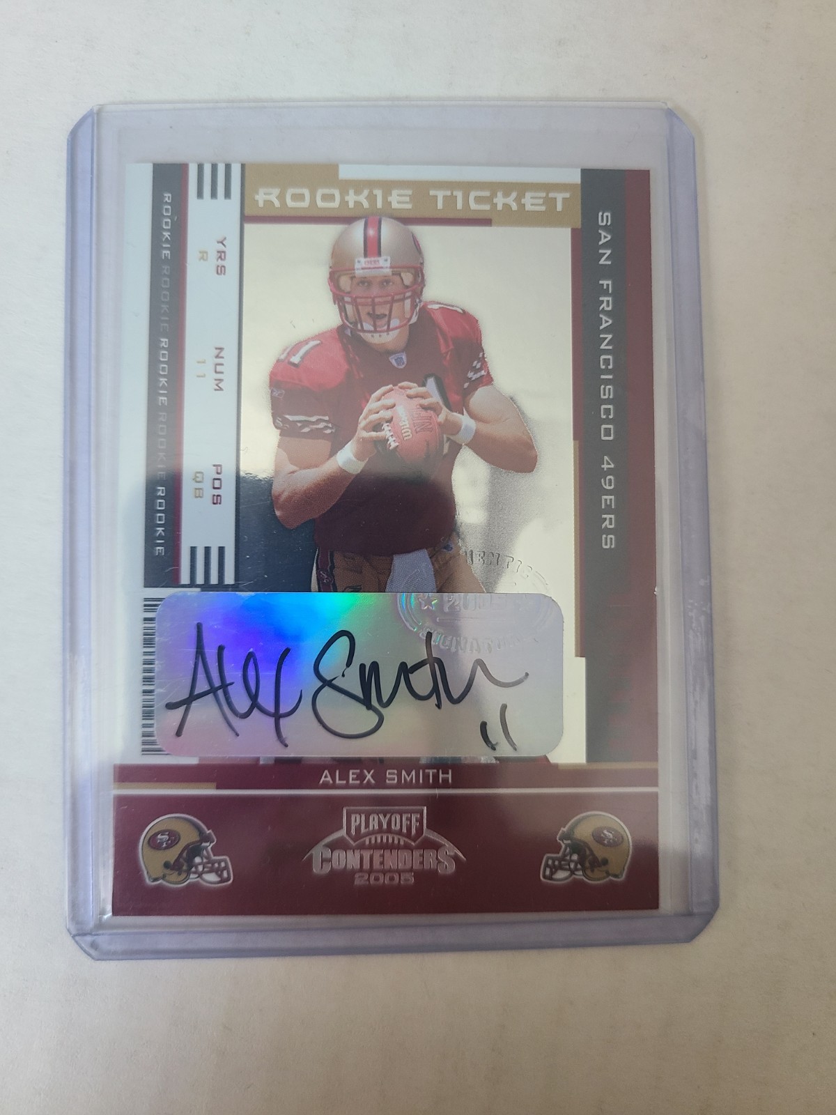 Alex Smith Playoff Contenders #106 Autograph