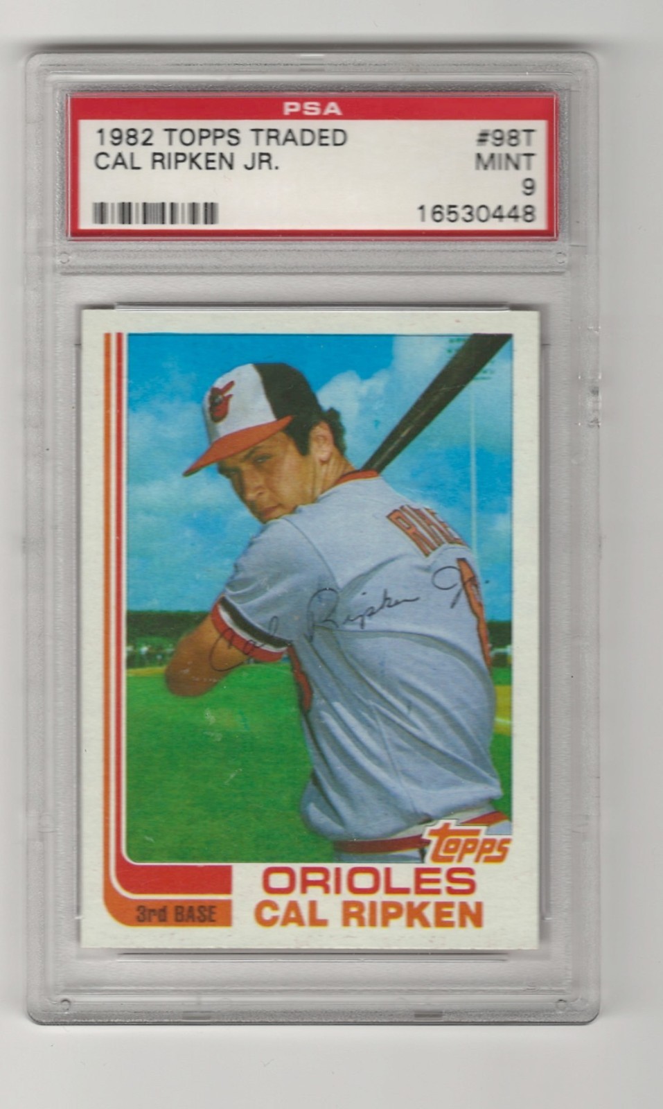 CAL RIPKEN JR. 1982 TOPPS TRADED #98T PSA 9