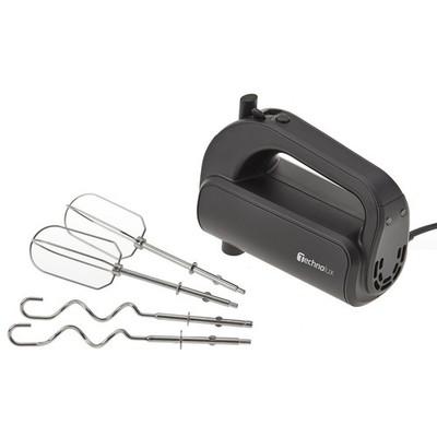 TECHNOLUX Handmixer - schwarz matt - mit Knethaken