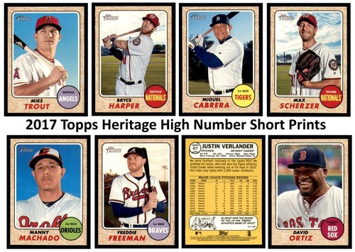 2017 Topps Heritage Short Prints SP 401-500 * Set Break * Pick Your Card