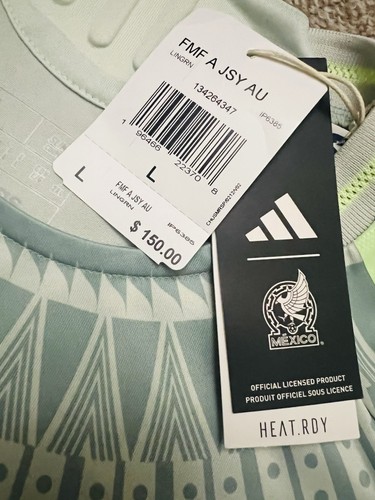 Adidas Mexico 2024 Authentic Away Jersey IP6385 Men's Size Large $150 NWT! - Picture 4 of 6