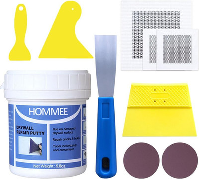 Drywall Repair Kit,Drywall Hole Patch Repair Kit,Wall Spackle Paste 9.8OZ to Fix