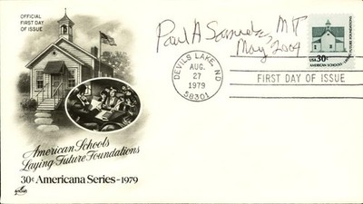 PAUL A. SAMUELSON - FIRST DAY COVER SIGNED 05/2004
