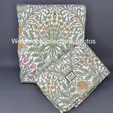 William Morris KING 3 Pc Duvet Sham Set GARDEN SPRING
