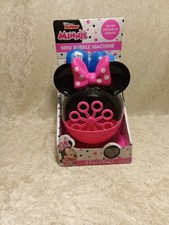 Disney Junior Minnie Mouse Mini Bubble Machine 2 oz Bubbles