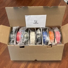 TECBEARS High Speed PLA+ 3D Printer Filament 1.75mm 8 Spools .25kg Each NEW