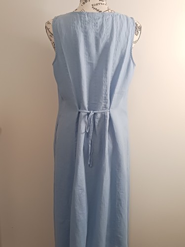 J Jill Dress M Blue Denim Maxi Dress - Picture 6 of 9