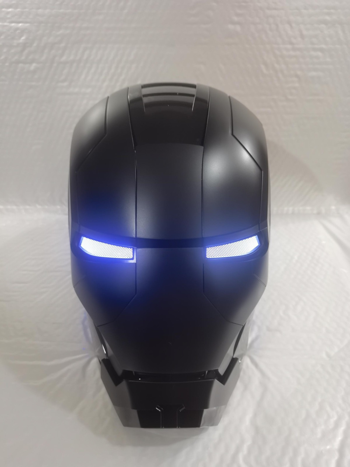 Full Black Iron Man 1:1 MK5 Jarvis Deformable Voice Control Wearable Helmet Mask