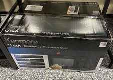 Kenmore 1.1 Cu Ft Black Countertop Microwave ...