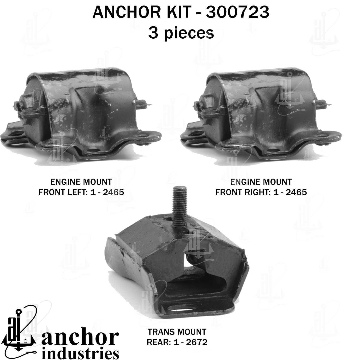 ANCHOR 300723 Engine Mount Kit