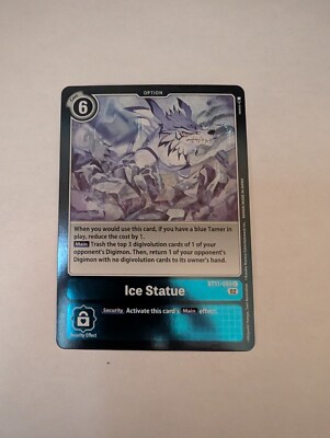Digimon Ice Statue FOIL Dimensional Phase Common