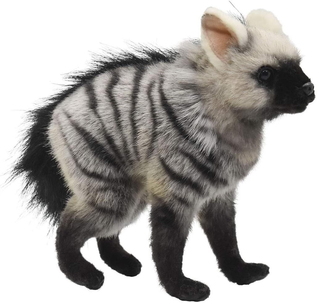 NEW BH7840 HANSA Hansa Ardwolf Cub 28 Real Animal Plush Doll NEW BH7840 HANSA Hansa Ardwolf Cub 28 Real Animal Plush Doll