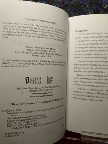 Protection & Reversal Magick A Witch's Defense Manual Jason Miller - Picture 4 of 9