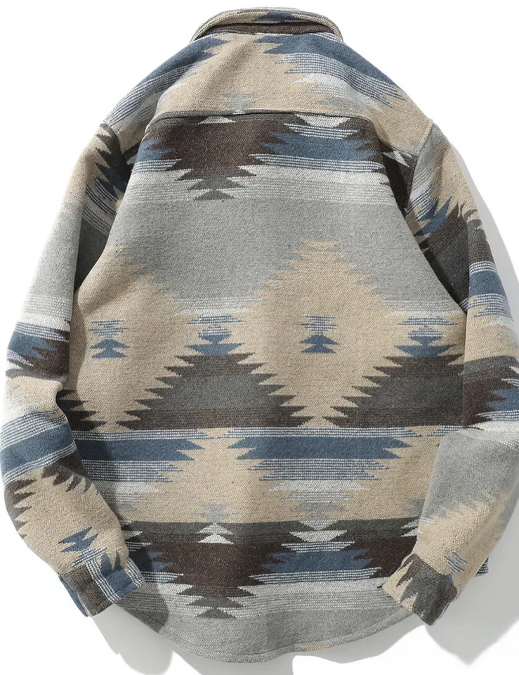 Tokyo Laundry - Tribal Fleece Button Up Shirt - Image 2 of 4