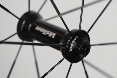 NOS VISION TEAM 35 COMP SH11S GRAY RIM BRAKE CLINCHER WHEELSET