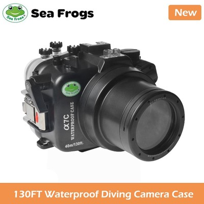 Seafrogs 130FT Waterproof Diving Camera Case Underwater Housing for Sony A7C