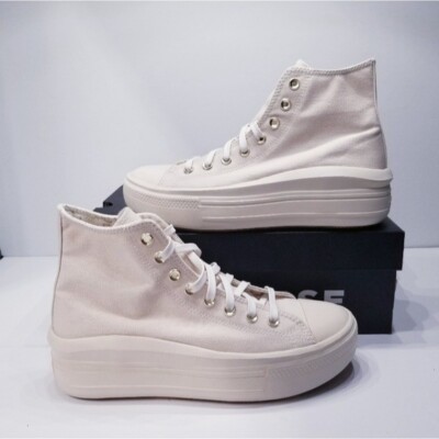 Converse 2022 Release CTAS Move Hi Natural Ivory Womens Size 11