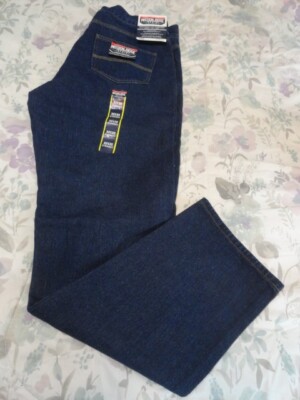New Mens Mission Ridge 5 Pocket Workwear Jeans Dark Straight - SZ 32 x ...