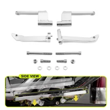 Forward 2" Outward 1" Driver Floorboard Extensions For Harley Electra Glide 09+