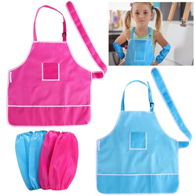  Craft Aprons for Kids Waterproof Art Smock Painting with Pockets Child