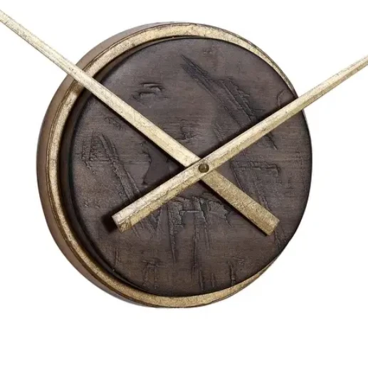 Reloj de pared madera Uttermost Revelation - Flotante decoración del hogar restauración Horchow Foto 3 de 4