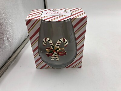 The Mistletoe Co. 30oz Christmas Candycane Wine Glass BB01B52014