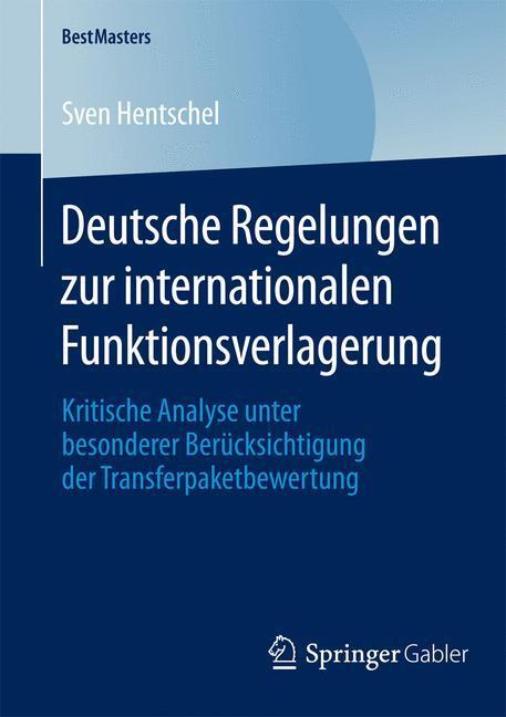 Thumbnail - Deutsche Regelungen Zur Internationalen Funktionsverlagerung | Buch |