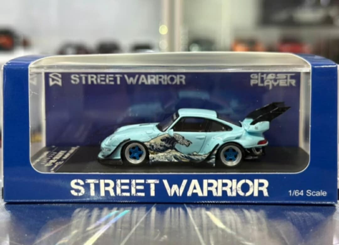 STREET WARRIOR 1/64 Porsche RWB 993 Ukiyo-e painting High tail | eBay