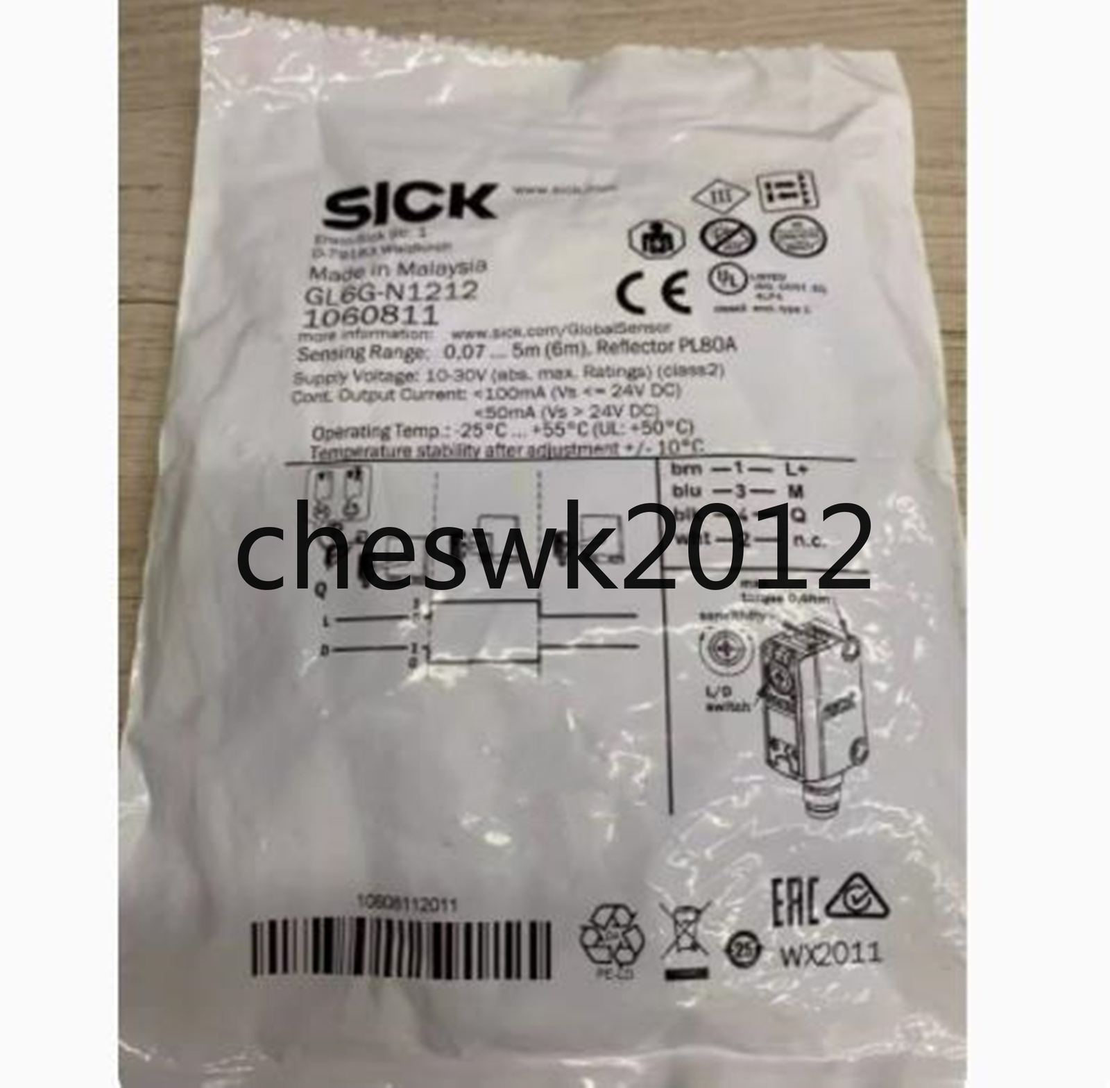 1PCS NEW IN BOX sick photoelectric switch sensor GL6G-N1212