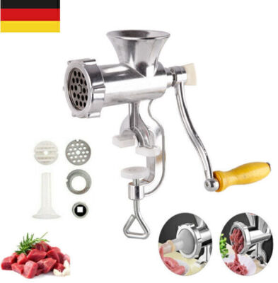 Manuelle Fleischwolf Hacker Werkzeug Wurst Stuffer Sauce Füller Machine Maker