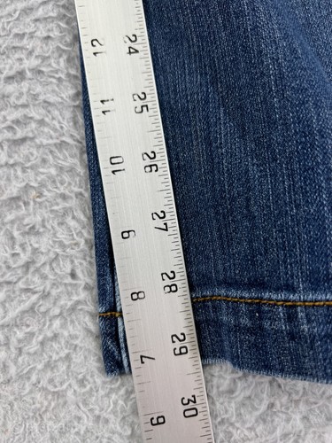 Hillard And Hanson Pants Womens 12 Blue Denim Jeans Premium Bootcut Cotton Blend - Picture 12 of 15