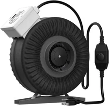 VIVOSUN 4Inch Air Ventilation Kit 203 CFM Inline Fan+Carbon Filte+8ft  Ducting