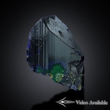 Azurite with Rosasite - Tsumeb Mine, Namibia