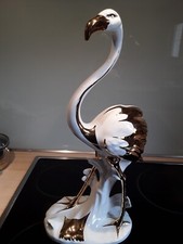 Porzellan Flamingo von Ahura Italien mit 24 c...