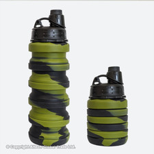 Collapsible Water Bottle 200/500ml Foldable Outdoor Sports Travel Hiking Camping