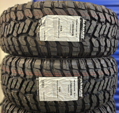 2X NEW RADAR/PATRIOT RENEGADE 265/65 R18 117/114Q R/T MUD 4X4 265