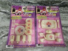 2 Imperial Toy Corporation LA 1987 Gourmet Kitchen Party Set Hong Kong No 8824