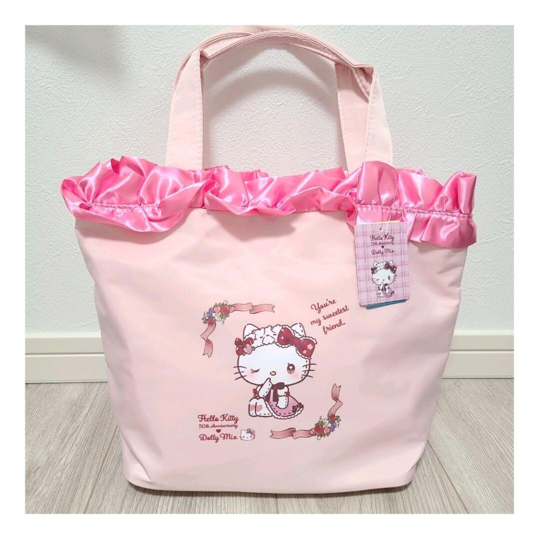 Sanrio Hello Kitty 50th Anniversary Dolly Mix Tote Bag Japan