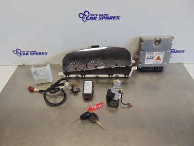 Nissan X-Trail ECU Kit T30 01-07 2.2 DCi Manual Keys Steering Lock Clock YD22ETI