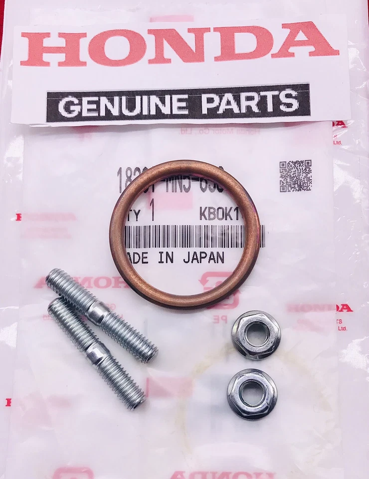 HONDA EXHAUST STUD S & GASKET CB125 XL125 TL125 NX125 TLR200 XL185 XL200 XR200 - Image 3 of 3