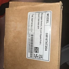 Lantronix SM16TAT2SA 16 Port Smart Managed Switch PoE+ - NEW