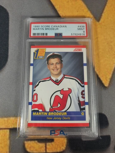 1990 Score Canadian Martin Brodeur #439 PSA 9