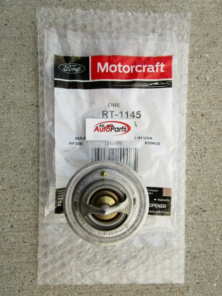FORD XL3Z-8575-BA XL3Z8575BA MOTORCRAFT RT1145 TERMOSTATO LÍQUIDO DE ARREFECIMENTO DO MOTOR FABRICANTE DE EQUIPAMENTO ORIGINAL NOVO - Imagem 4 de 4