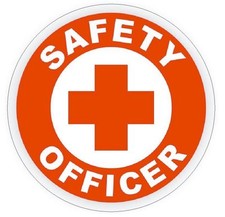 Safety Officer Hard Hat Decal Hard Hat Sticker Helmet Safety Label H27