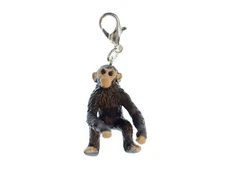 Chimpanzee Charm Zipper Pull Miniblings Monkey Baby Animal Rubber Small