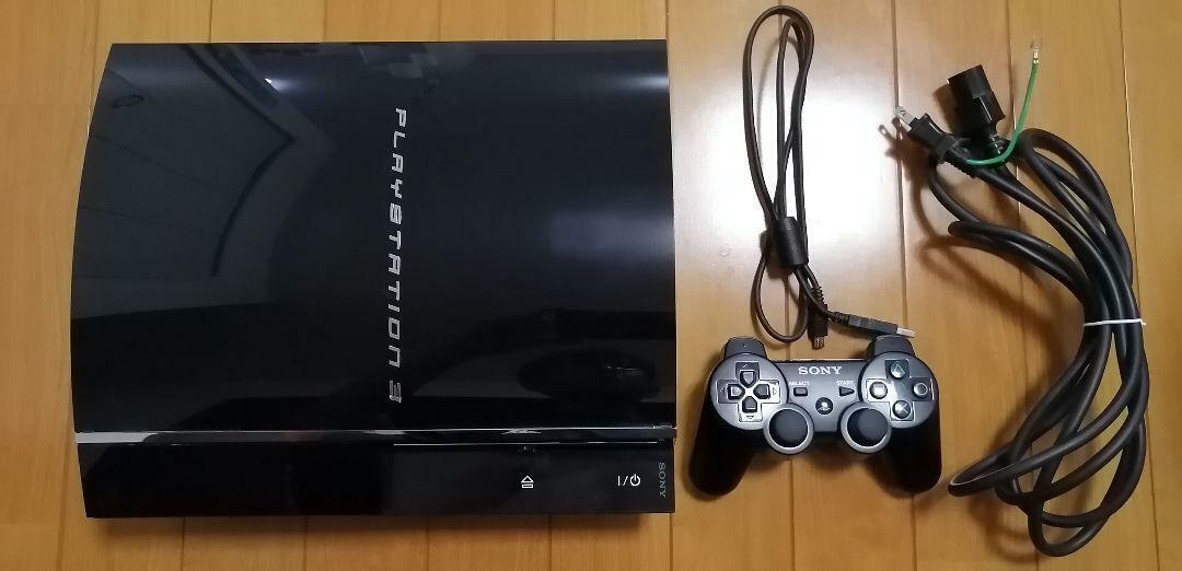 Sony PlayStation 3 PS3 CECHA00 60GB First Model Black Console PS1 PS2