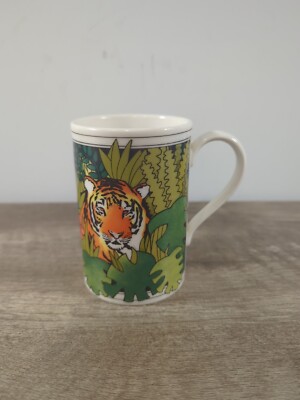 Jungle Tiger Coffee Mug Dunoon Made In Scotland 