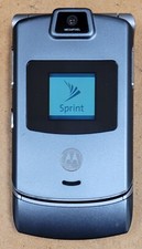 Motorola RAZR / Razor V3m - Gray and Black  Sprint  Cellular Flip Phone